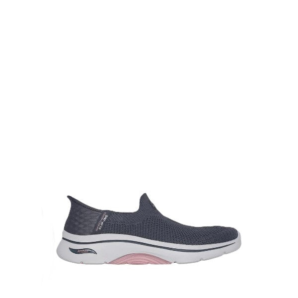 Skechers Go Walk Arch Fit 2.0 Walking Shoes For Women, Charcoal Pink