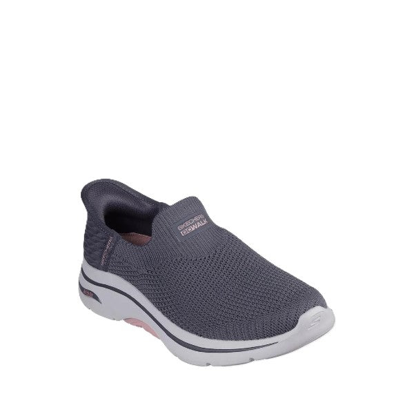 Skechers Go Walk Arch Fit 2.0 Walking Shoes For Women, Charcoal Pink