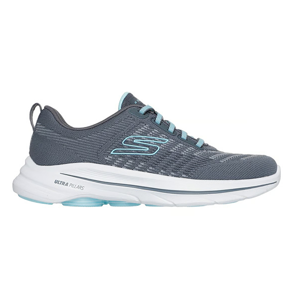 Skechers Go Walk 8 Walking Shoes For Women, Charcoal Turquoise