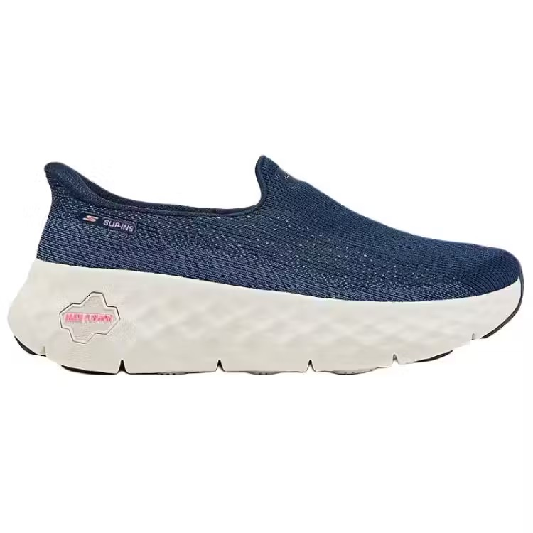Skechers Go Walk Max Cushioning Flex Walking Shoes For Women, Navy Pink