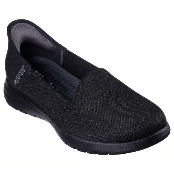 Skechers On-The-Go Flex Walking Shoes For Women, Black Black