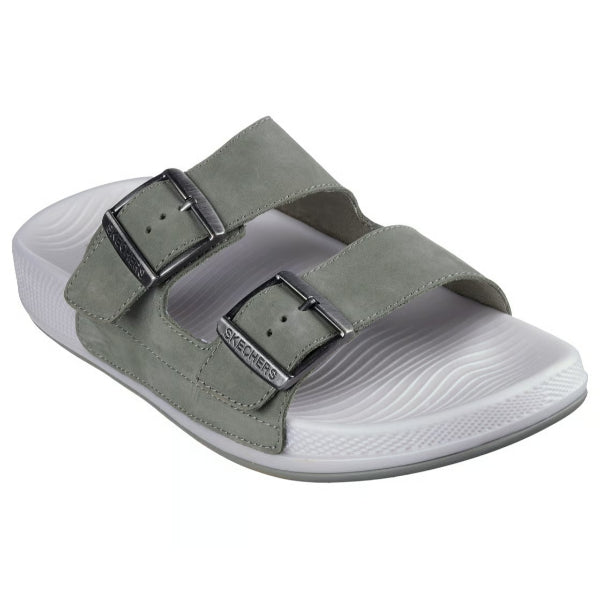 Skechers Hyper Slide Flip Flops For Women, Olive