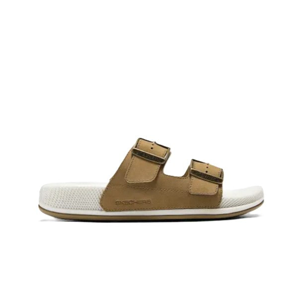 Skechers Hyper Slide Flip Flops For Women, Tan