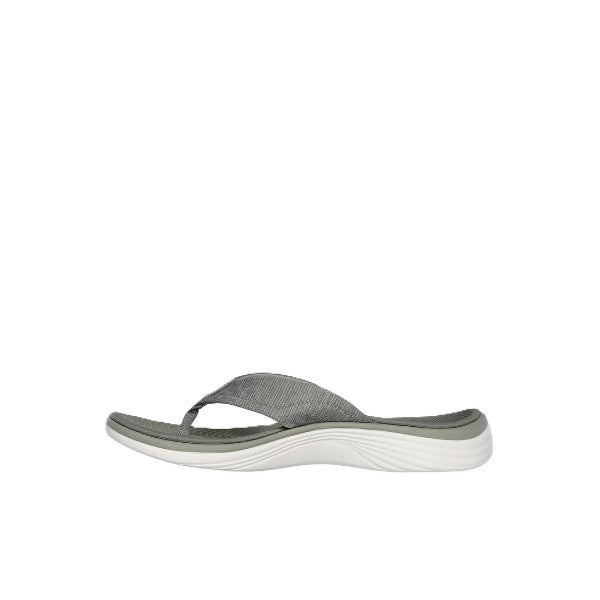 Skechers Arch Fit Radiance Flip Flops For Women, Olive