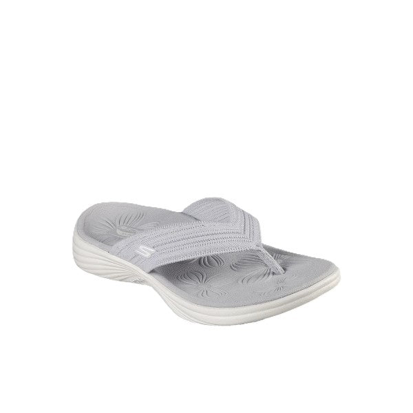 Skechers Arch Fit Radiance Flip Flops For Women, Gray