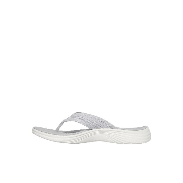 Skechers Arch Fit Radiance Flip Flops For Women, Gray