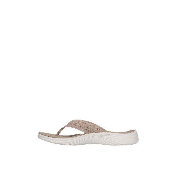 Skechers Arch Fit Radiance Flip Flops For Women, Taupe