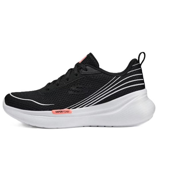 Skechers Vapor Plus Running Shoes For Women, Blk&Wht&Ht Pnk