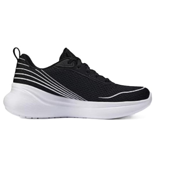 Skechers Vapor Plus Running Shoes For Women, Blk&Wht&Ht Pnk