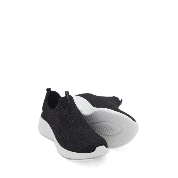 Skechers Ultra Flex 3.0 Lifestyle Shoes For Women, Black
