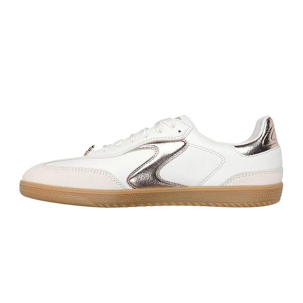 Skechers Hotshot Lifestyle Shoes For Women, White Rose Gold