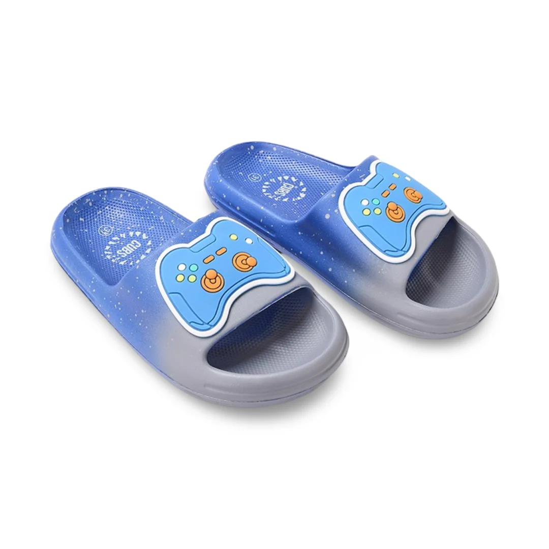 Cubs Gaming Blue Flip Flops For Boys