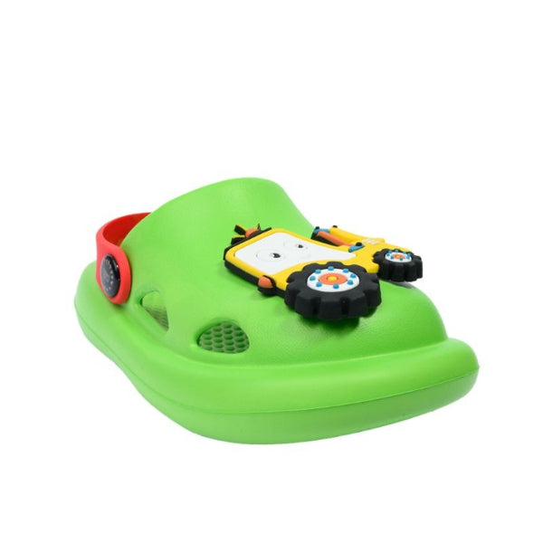 Cubs Clog Tracktor Green For Boys