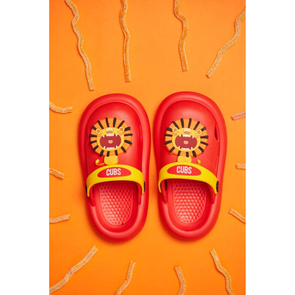 Cubs Clog Roaring Lion Red For Boys