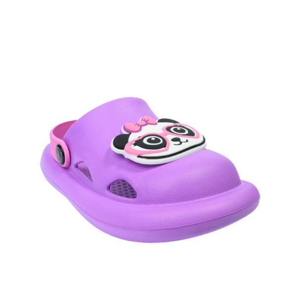 Cubs Clog Panda Purple For Girls