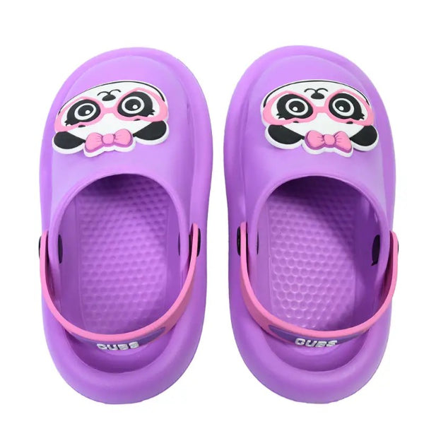 Cubs Clog Panda Purple For Girls