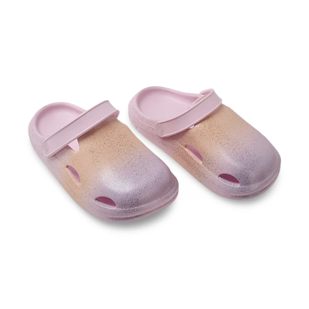 Cubs Glitter Peach & Lilac Sandal For Girls