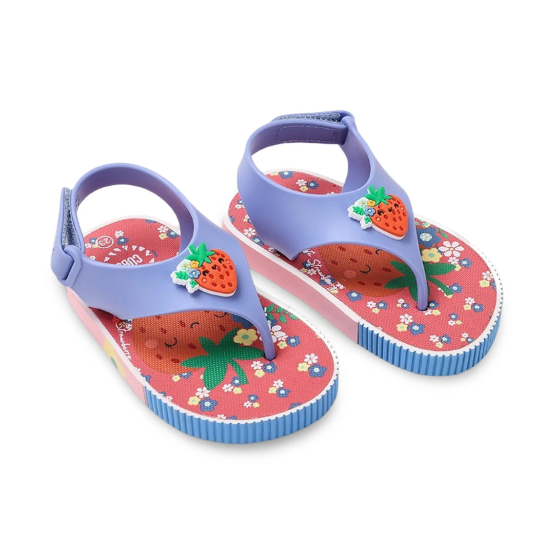 Cubs Strawberry Toddler Flip Flops For Toddler B