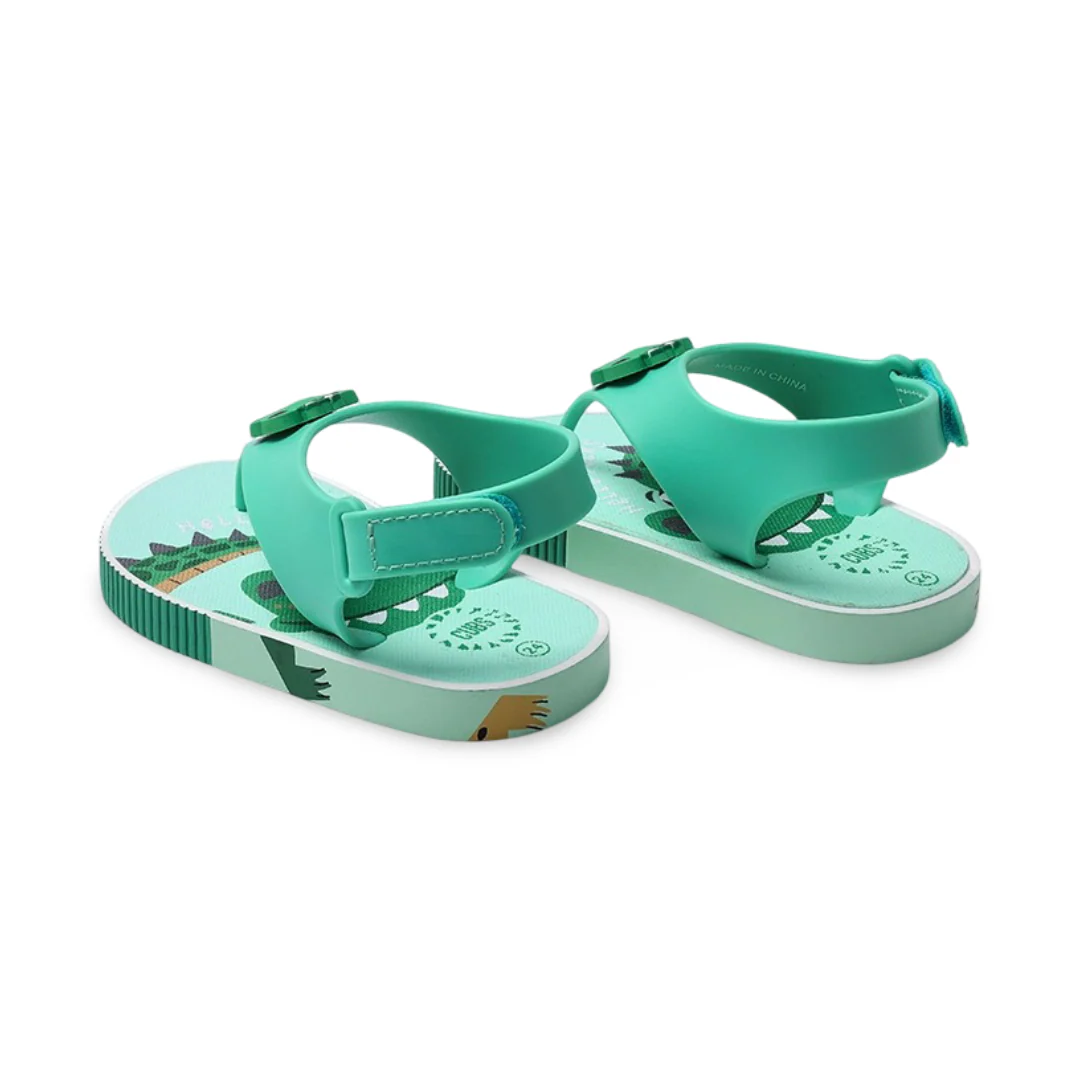 Cubs Dino Flip Flops For Toddler B