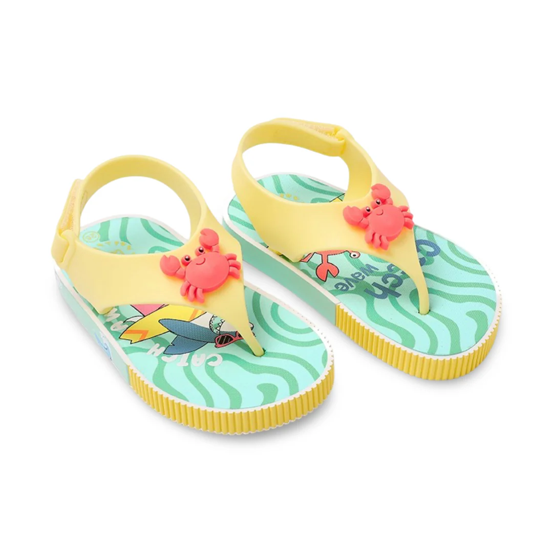 Cubs Sharks & Crabs Flip Flops For Toddler B