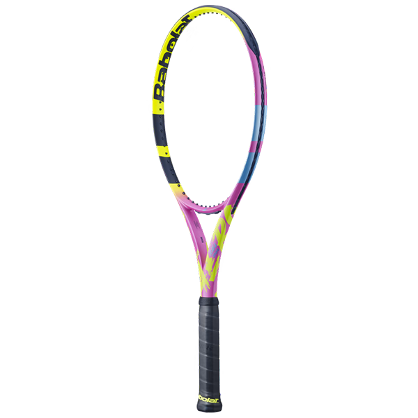 BABOLAT PA RAFA ORIGIN U NO COVER TENNIS RACKET FOR UNISEX, YELLOW&PINK&BLUE