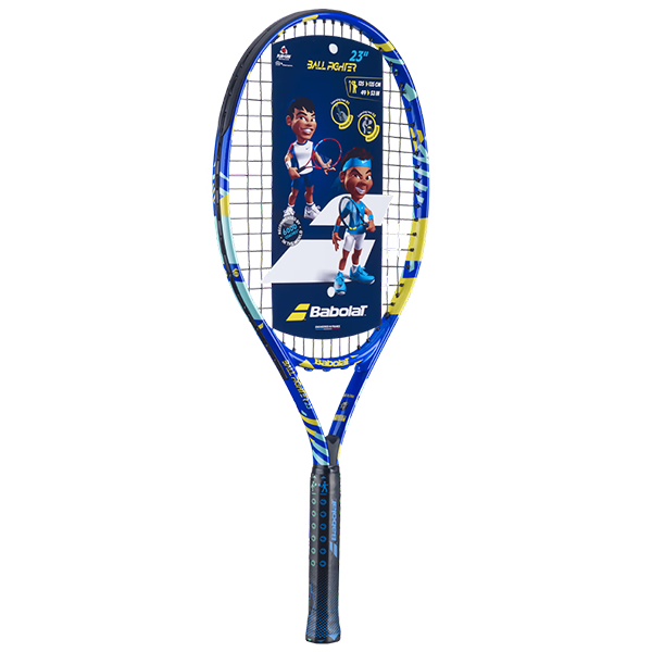BABOLAT BALLFIGHTER 23 S CV TENNIS RACKET FOR JUNIOR, BLUE&YELLOW