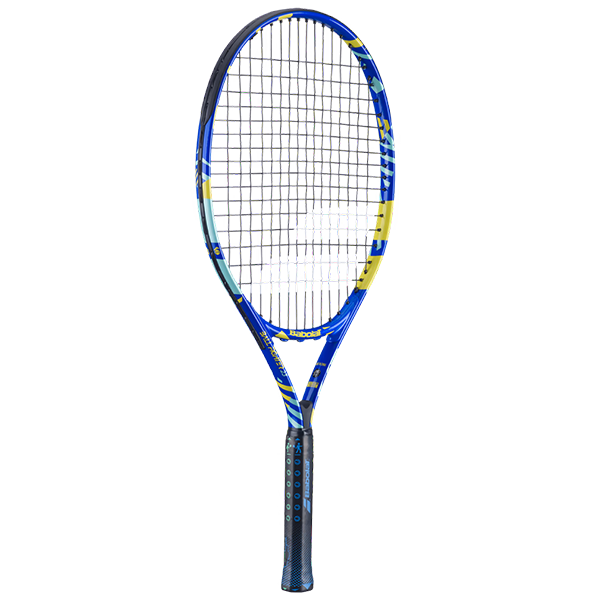 BABOLAT BALLFIGHTER 23 S CV TENNIS RACKET FOR JUNIOR, BLUE&YELLOW