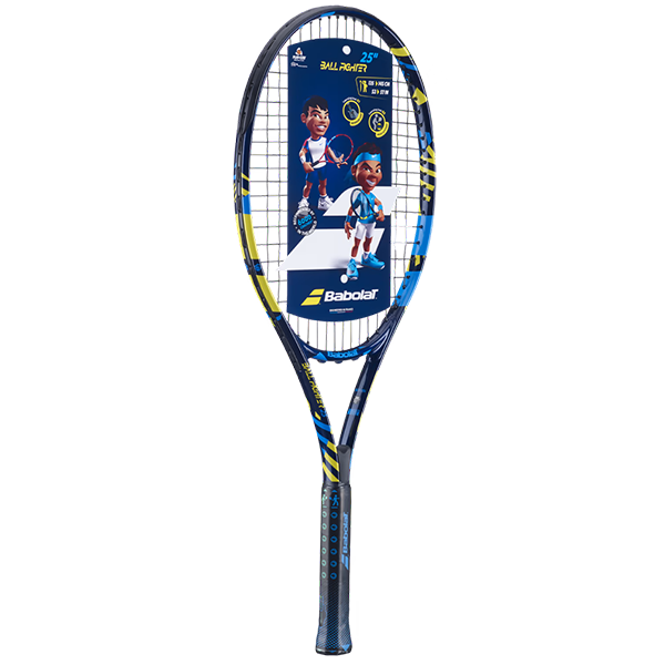 BABOLAT BALLFIGHTER 25 S CV TENNIS RACKET FOR JUNIOR, NAVY&BLUE&YELLOW
