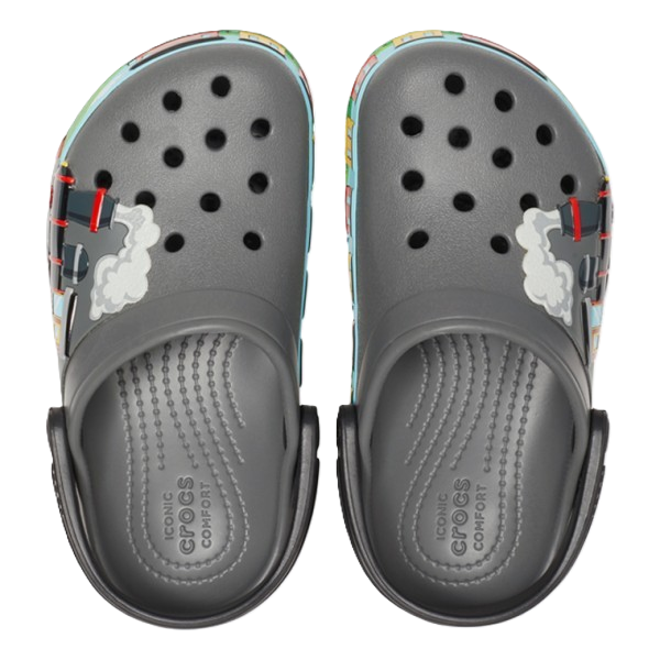 Crocs Fl Train Band Clog For Boys, Slate Grey