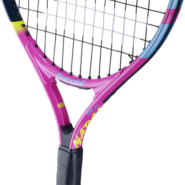 BABOLAT NADAL JUNIOR 21 S CV TENNIS RACKET FOR JUNIOR, YELLOW&PINK&NAVY