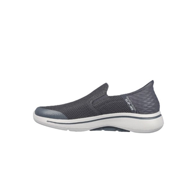 Skechers Slip-Ins Go Walk Arch Fit - Hands Free Walking Shoes For Men, Charcoal