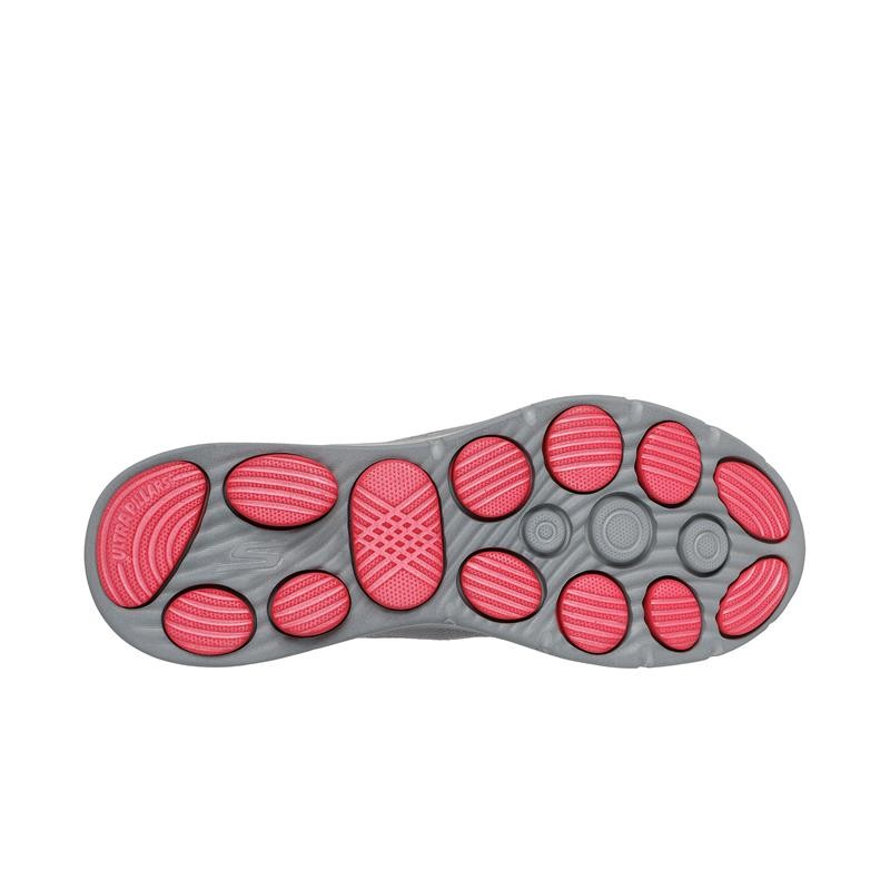 حذاء سكيتشرز جو ووك 8 للمشي للرجال، لون أحمر فحمي