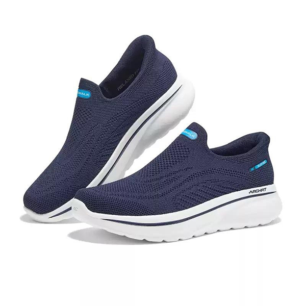 Skechers Go Walk Arch Fit N-Joy Walking Shoes For Men, Tw Navy