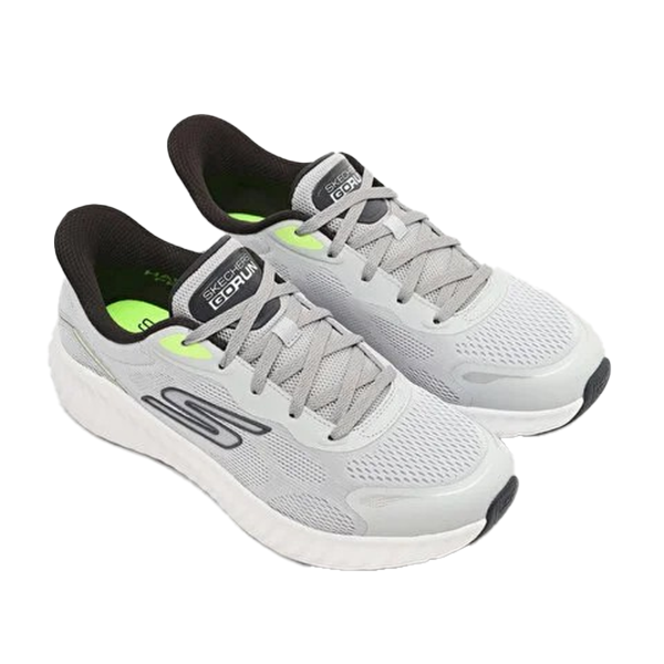 Skechers Go Run Now Running Shoes For Men, Gray&Charcoal