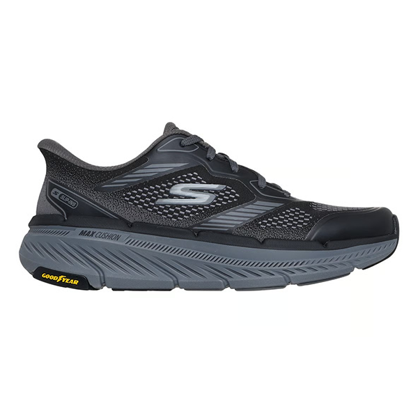 Skechers Max Cushioning Premier 2.0 Running Shoes For Men, Black Charcoal