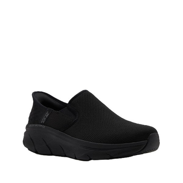 Skechers D'Lux Walker 2.0 Walking Shoes For Men, Black Black