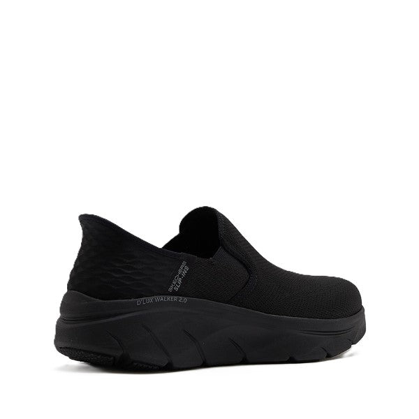 Skechers D'Lux Walker 2.0 Walking Shoes For Men, Black Black