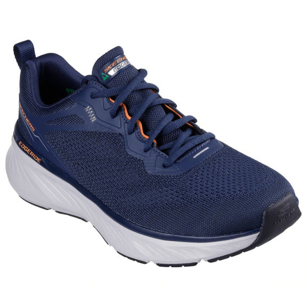 Skechers Edgeride Running Shoes For Men, Navy Orange