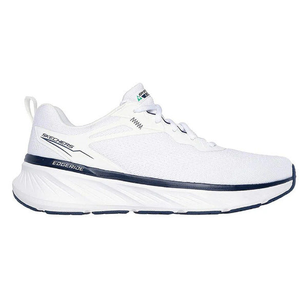 Skechers Edgeride Running Shoes For Men, White Navy