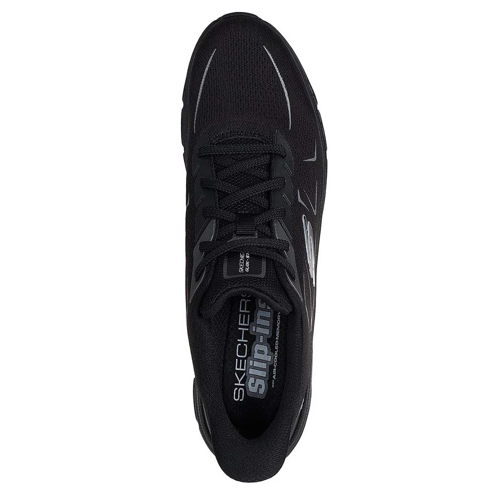 حذاء رياضي رجالي من سكيتشرز جلايد ستيب برو، أسود