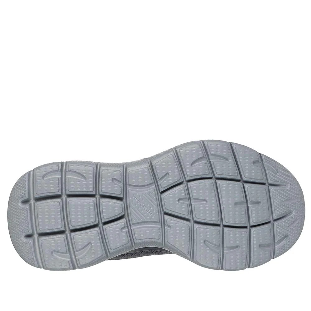 أحذية سكيتشرز ساميتس الرياضية للرجال، لون فحمي برتقالي