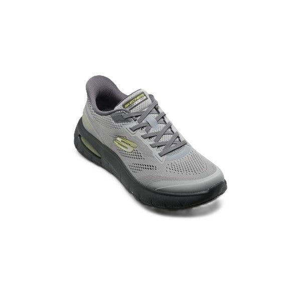 Skechers Skech-Air Summits Sports Lifestyle Shoes For Men, Charcoal Lime