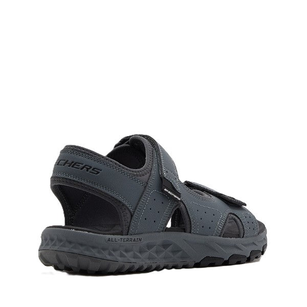 Skechers Escape Plan Trail Sandal Sandal For Men, Silver Tan