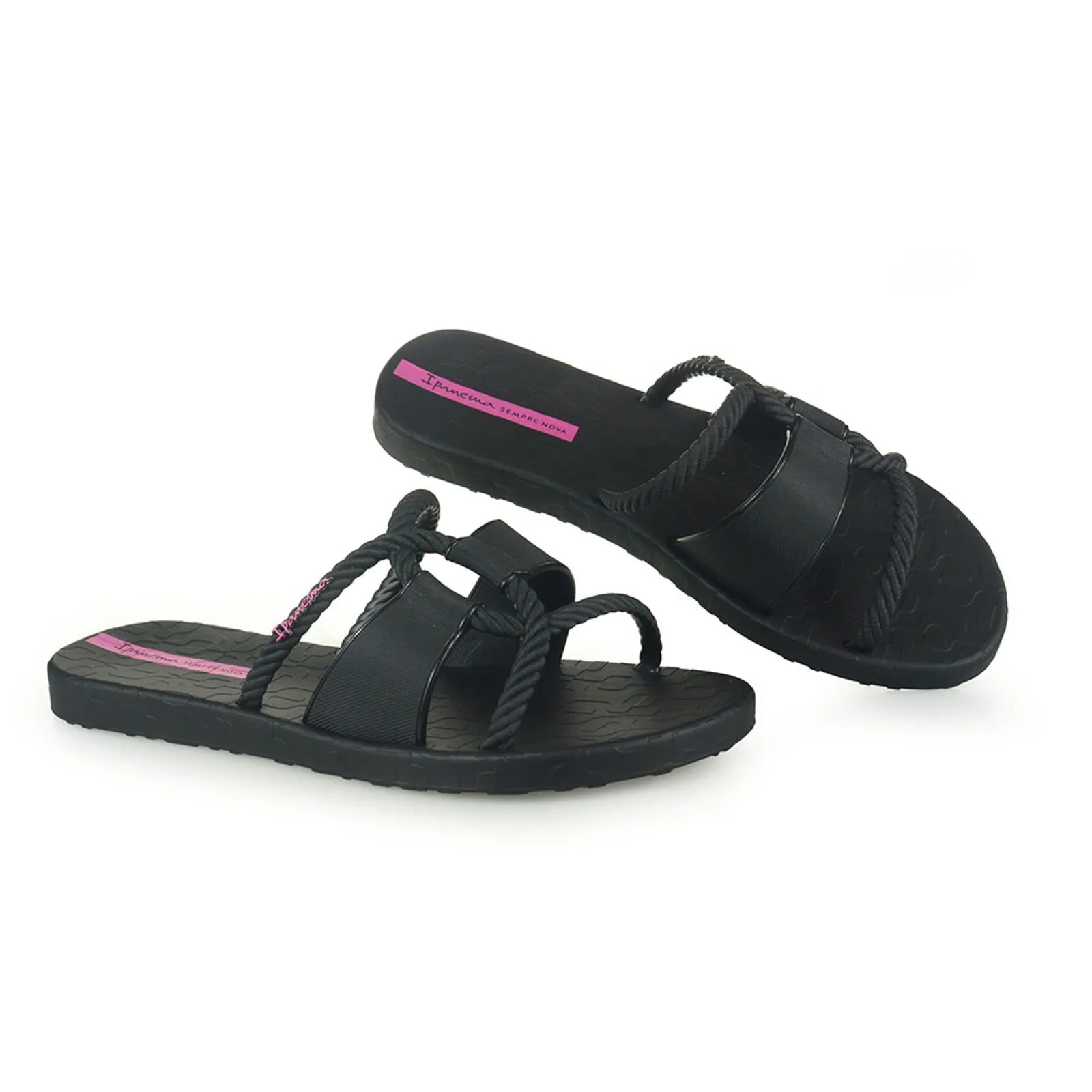 Ipanema Diversa Slide Ad For Women, Black&Lilac