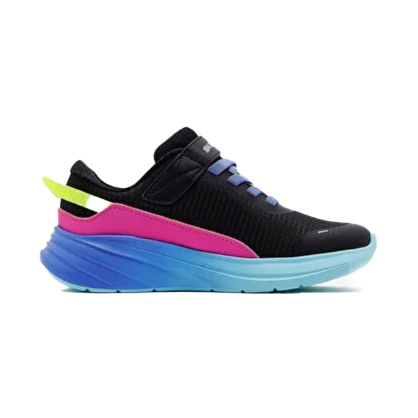 Skechers Wave 92 Sports Lifestyle Shoes For Girls, Black Multi