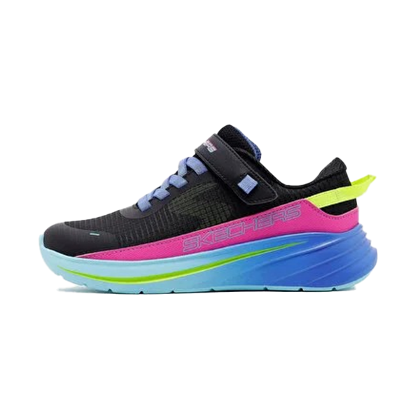 Skechers Wave 92 Sports Lifestyle Shoes For Girls, Black Multi