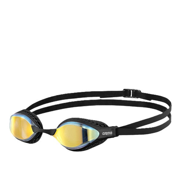 Arena Air-Speed Mirror Goggles For Unisex, Yellow Copper-Black
