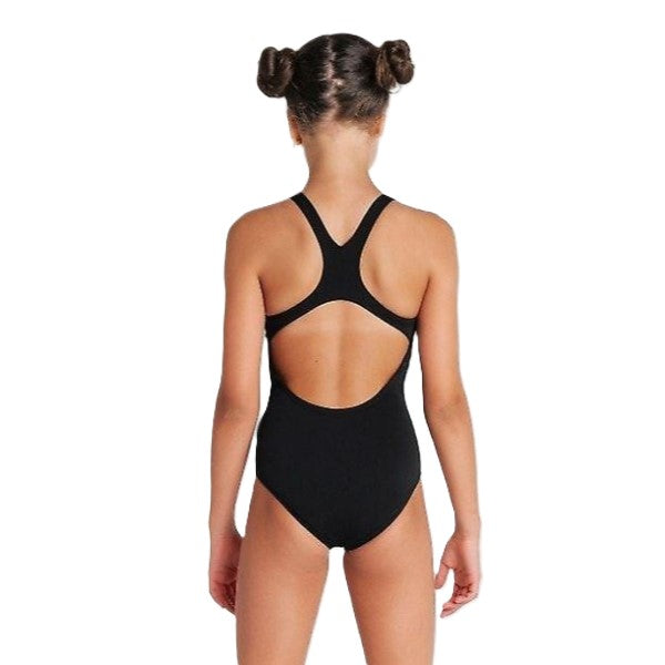 Arena Team Swimsuit Swim Pro One Piece For Girls, Black White
