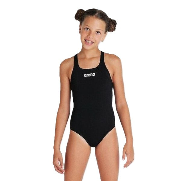 Arena Team Swimsuit Swim Pro One Piece For Girls, Black White