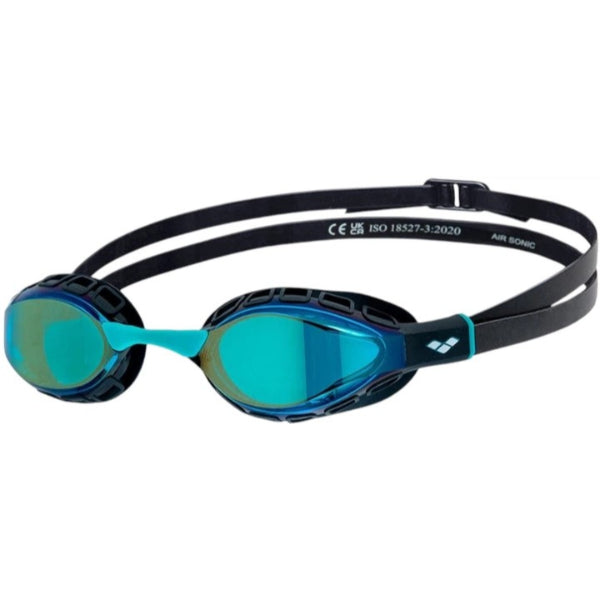 Arena Air Sonic Mirror Goggles For Unisex, Aqua Black